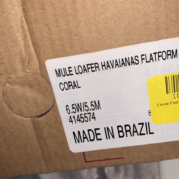 Havaianas | Brazilian Coral Mules Size 6.5 Rare piece - Picture 4 of 7